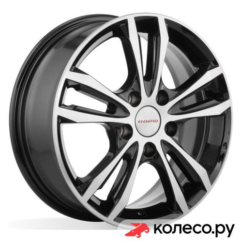 Samara (КС866) 6x16/4*100 D67.1 ET40 Алмаз-черный SK