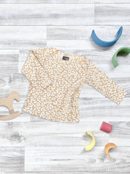 Футболка с длинным рукавом Mjölk Sand Leopard