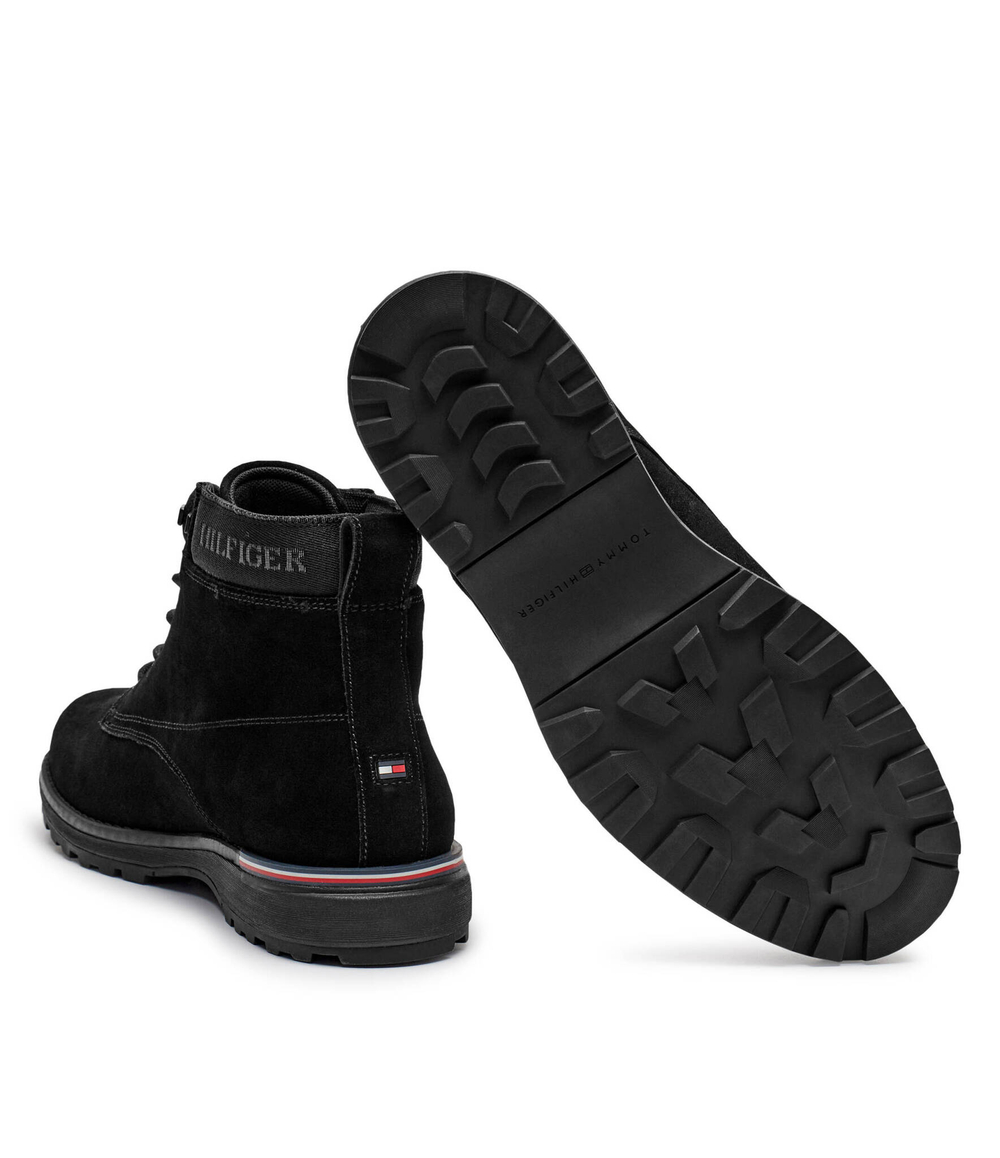 Кожаные трапперы CORPORATE Tommy Hilfiger - черный(FM0FM05147)