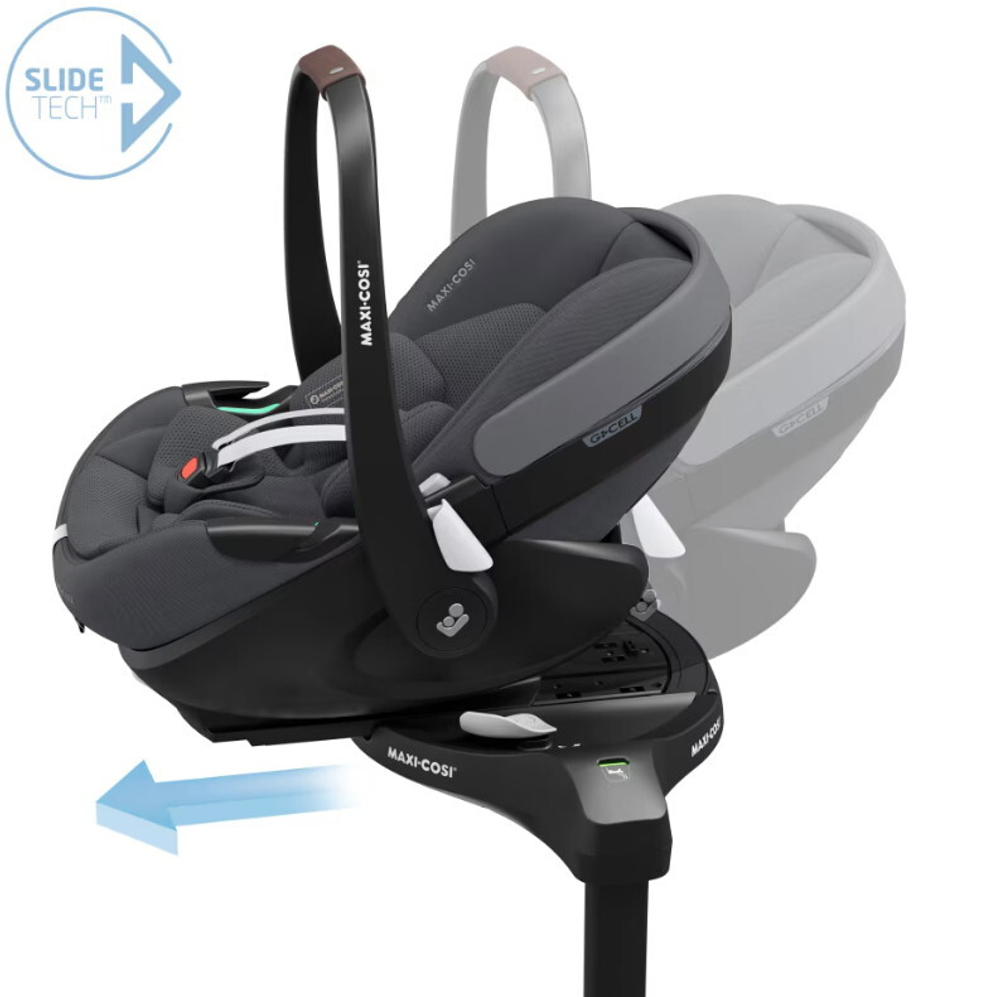 Автокресло Maxi-Cosi Pebble 360 Pro 0-13 кг с базой Family Fix 360 Prо 8052204110 Twillic Graphite/графит (2024)