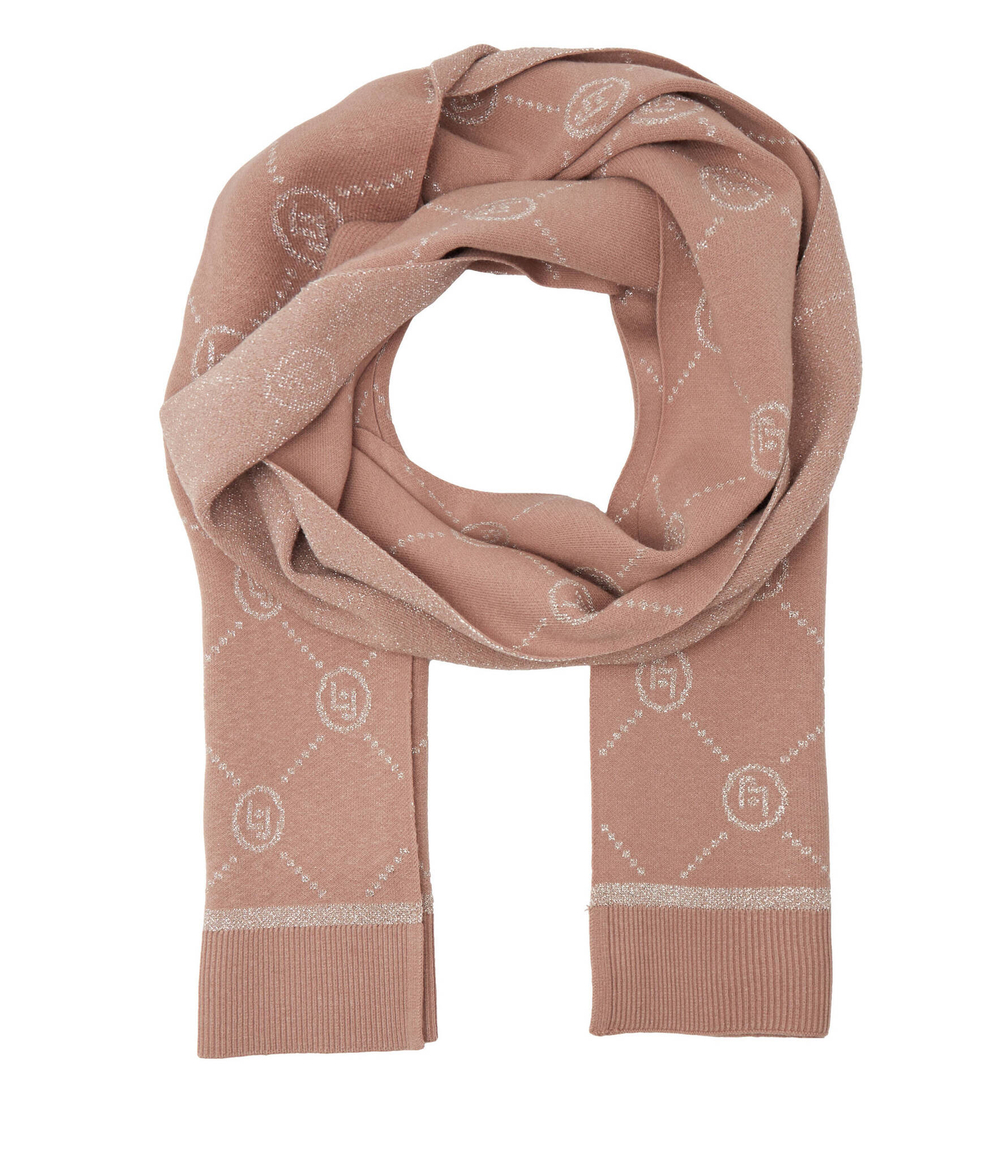 Двухсторонний шаль Liu Jo Sport - пудро-розовый(TF3293 MA63L)