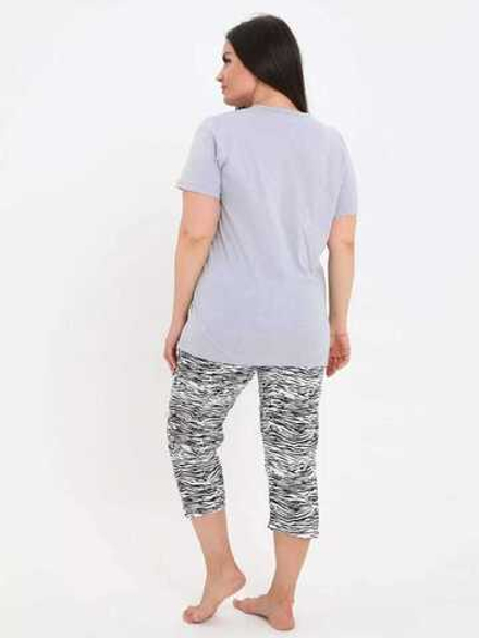 Пижама х/б бриджи+футболка УБФ0014