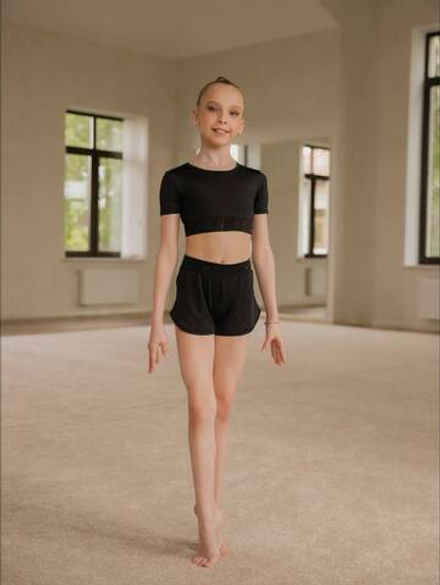 Свободные шорты из микрофибры