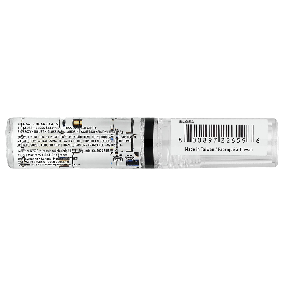 NYX Professional Makeup, Butter Gloss, блеск для губ, сахарный стаканчик 54, 8 мл (0,27 унции)