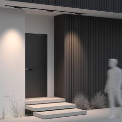 Уличный трековый мангитный светодиодный светильник Maytoni Exility IP   O-TR02-2-S-12WB3K