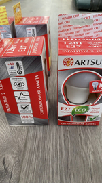 ARTSUN светодиодная лампа 12W 4000К E27, комплет из 3 штук
