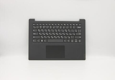 Верхняя панель с клавиатурой (топкейс) для ноутбука Lenovo V14-IKB черная, раскладка - русская (5CB0W44522)