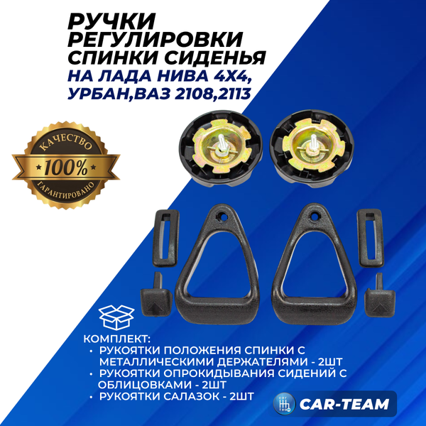 Рукоятки и облицовки передних сидений 2108, 2113, Нива 21213, 21214, Урбан