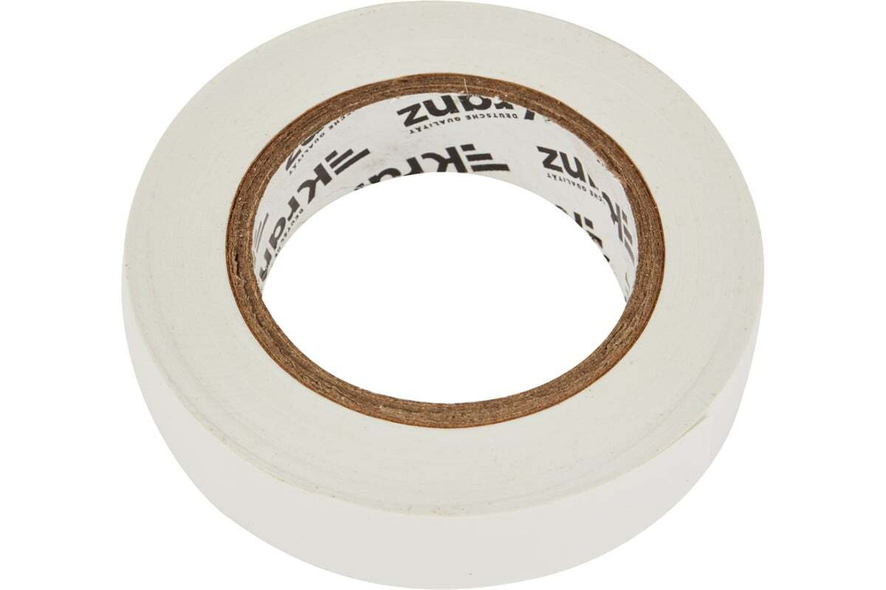Изолента ПВХ KRANZ 0,13х15 мм, 20 м, белая KR-09-2601