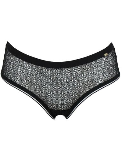 Трусики-шорты Delicate Lace (Размер: S) (Цвет: черный)