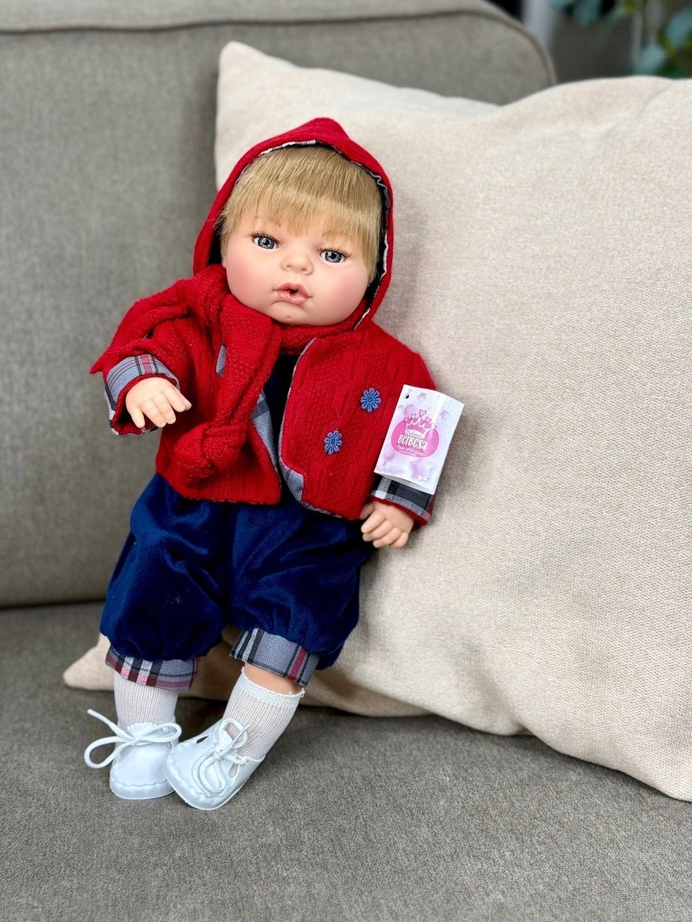 Кукла Berbesa мягконабивная 42см Raul (4312S)