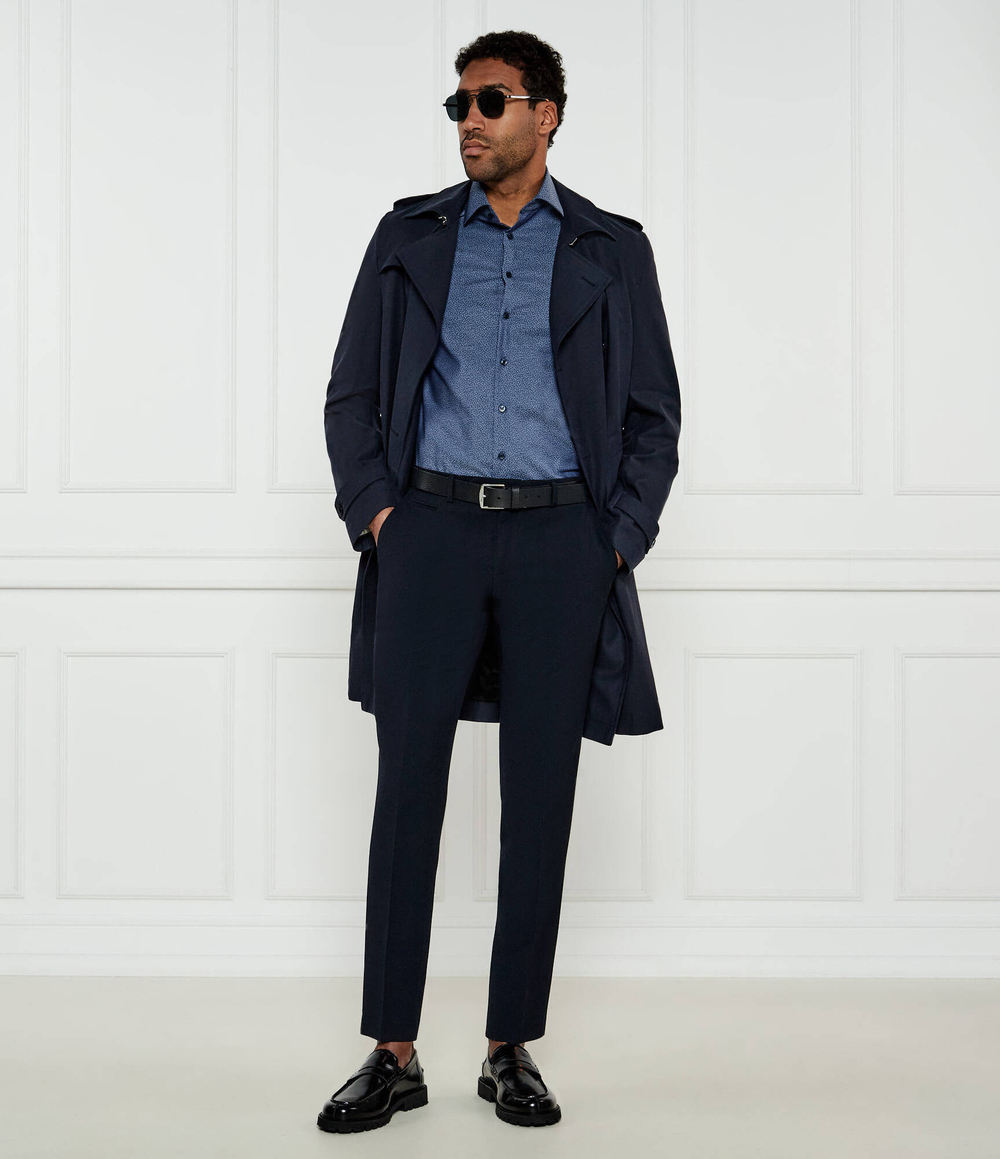 Брюки C-Genius-243 BOSS BLACK - темно-синий(50535005)