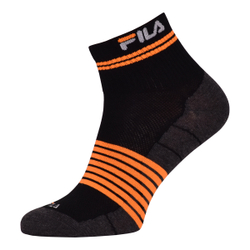 Теннисные носки Fila Unisex Quarter Socks 3P - shock black