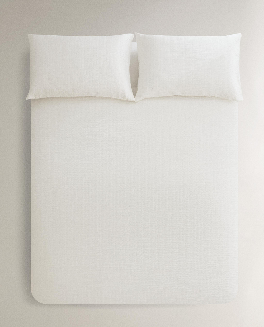 Пододеяльник Zara Home, хлопок 95%, вискоза 5%, однотонный, 6193/088
