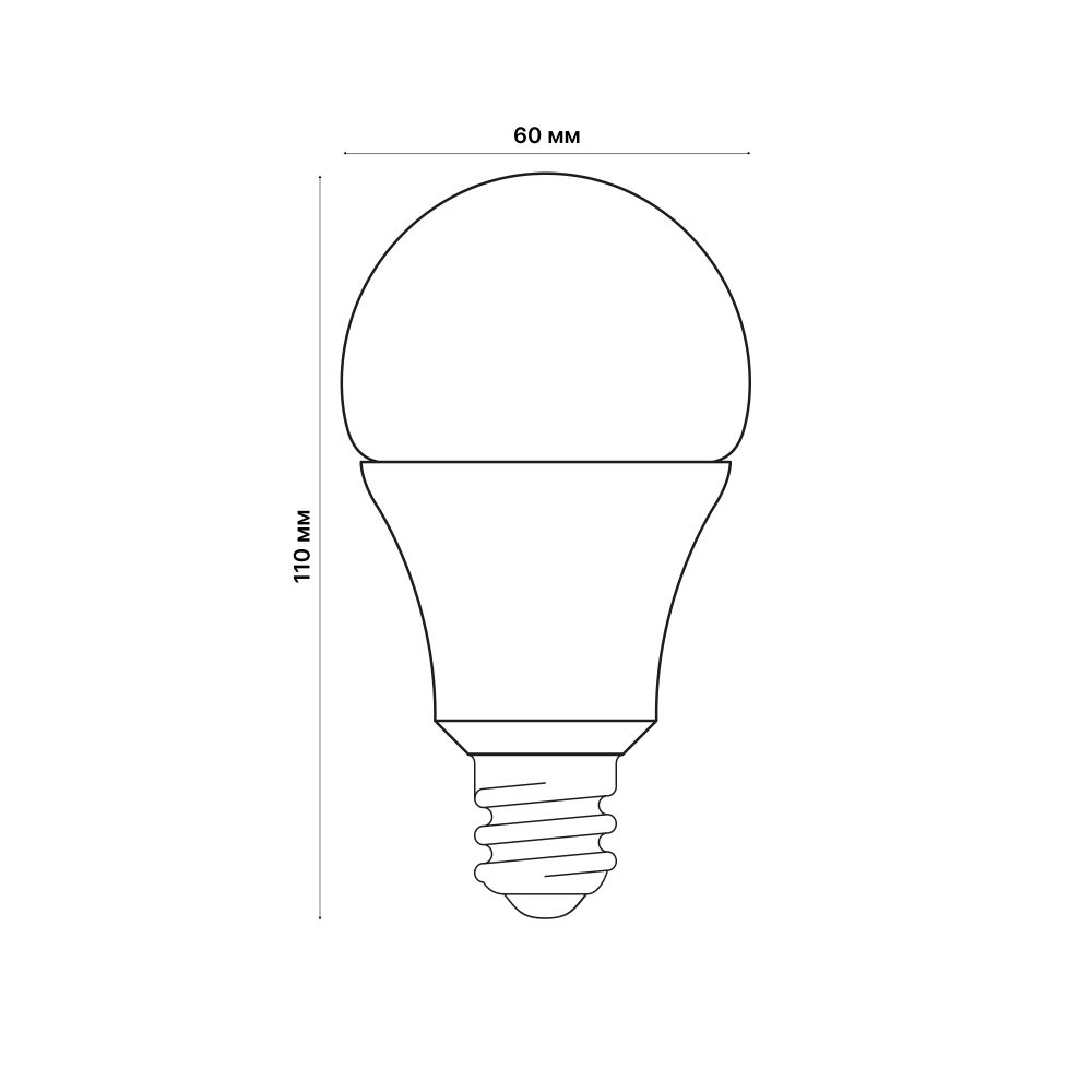LED-A60-9W-4000K-E27-FR-RA95 PLK01WH Лампа светодиодная. матовая. Белый свет 4000K. Картон. ТМ Uniel