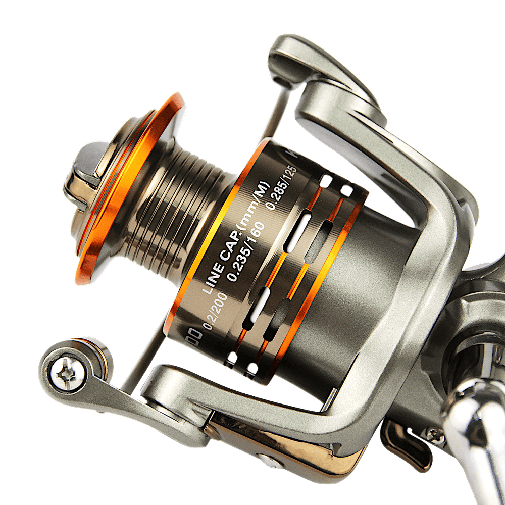 Катушка Kaida KD.GTF G002-50A 5000 bb4+1 (5.2:1) 370г 0.285/0.33/0.37мм-180/145/115м Мет.шпуля