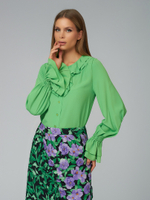 Блуза с рюшами