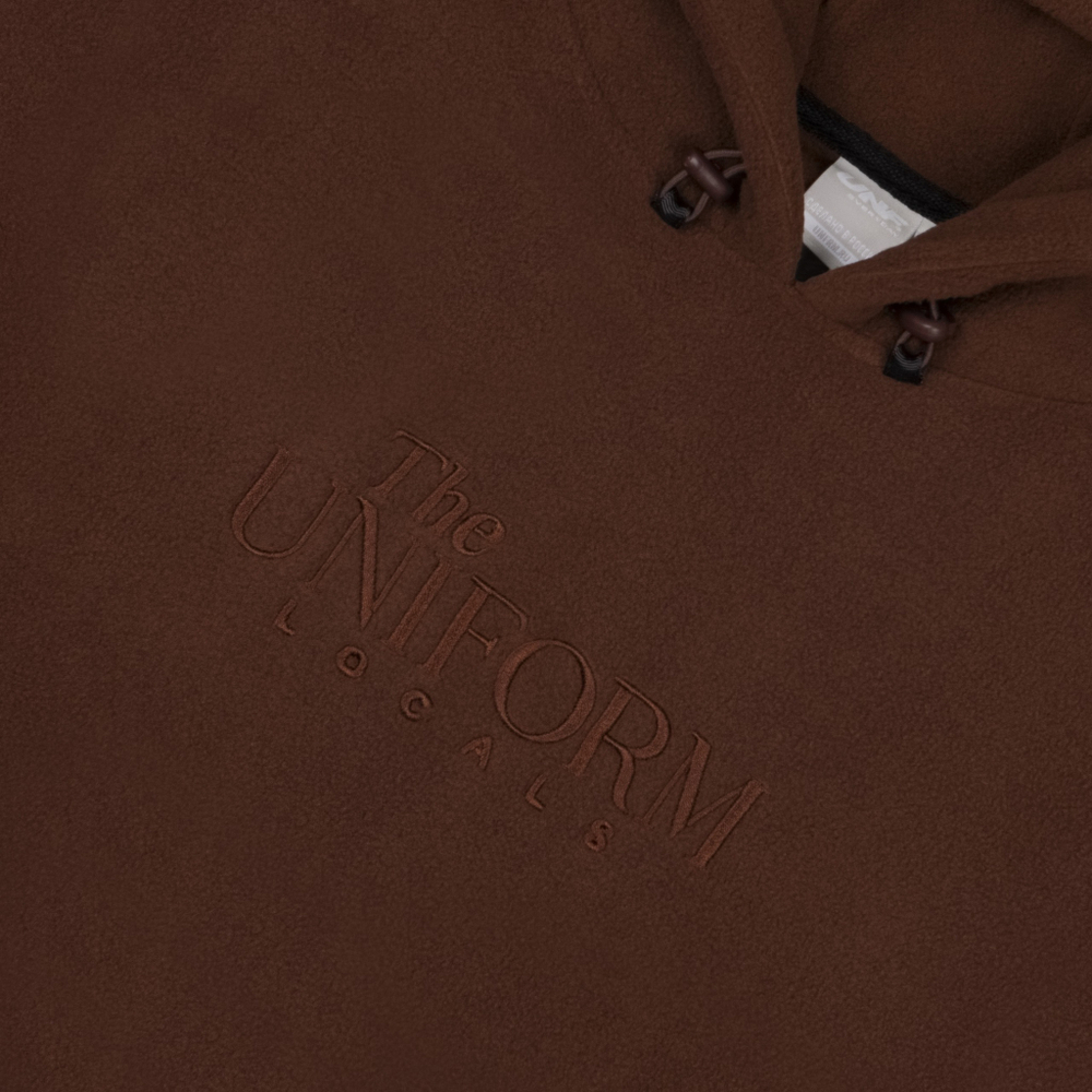 Худи UNIFORM Fleece locals коричневый