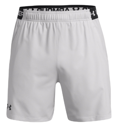 Мужские шорты теннисные Under Armour Men's UA Vanish Woven 6" Shorts - halo gray/black