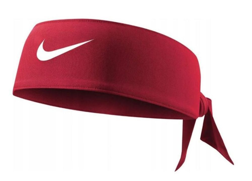 Теннисная бандана Nike Dri-Fit Head Tie 4.0 - gym red/white