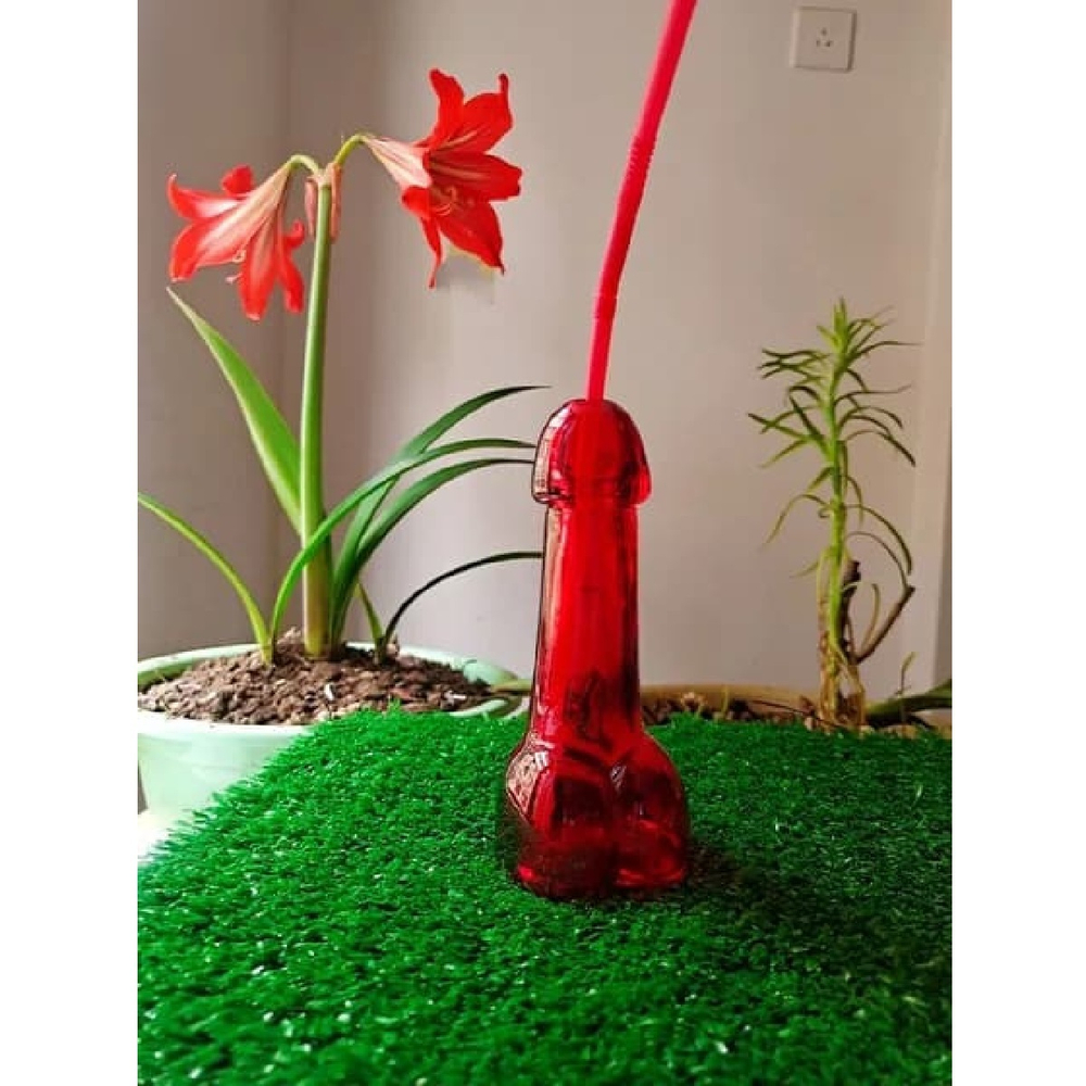 Бокал для коктейлей в форме пениса разноцветный 110 мл