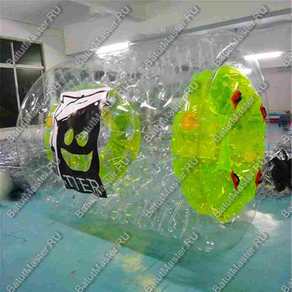 Аттракцион Водный роллер (Гидророллер) "Экстрим" ПВХ 2*1,8*1,8