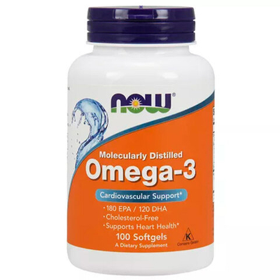 NOW Omega-3 1000 мг. (100 капс.) [M]