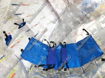 Светящийся зорб «Neo» ТПУ, диаметр 2,5 м, с усиленными сидениями