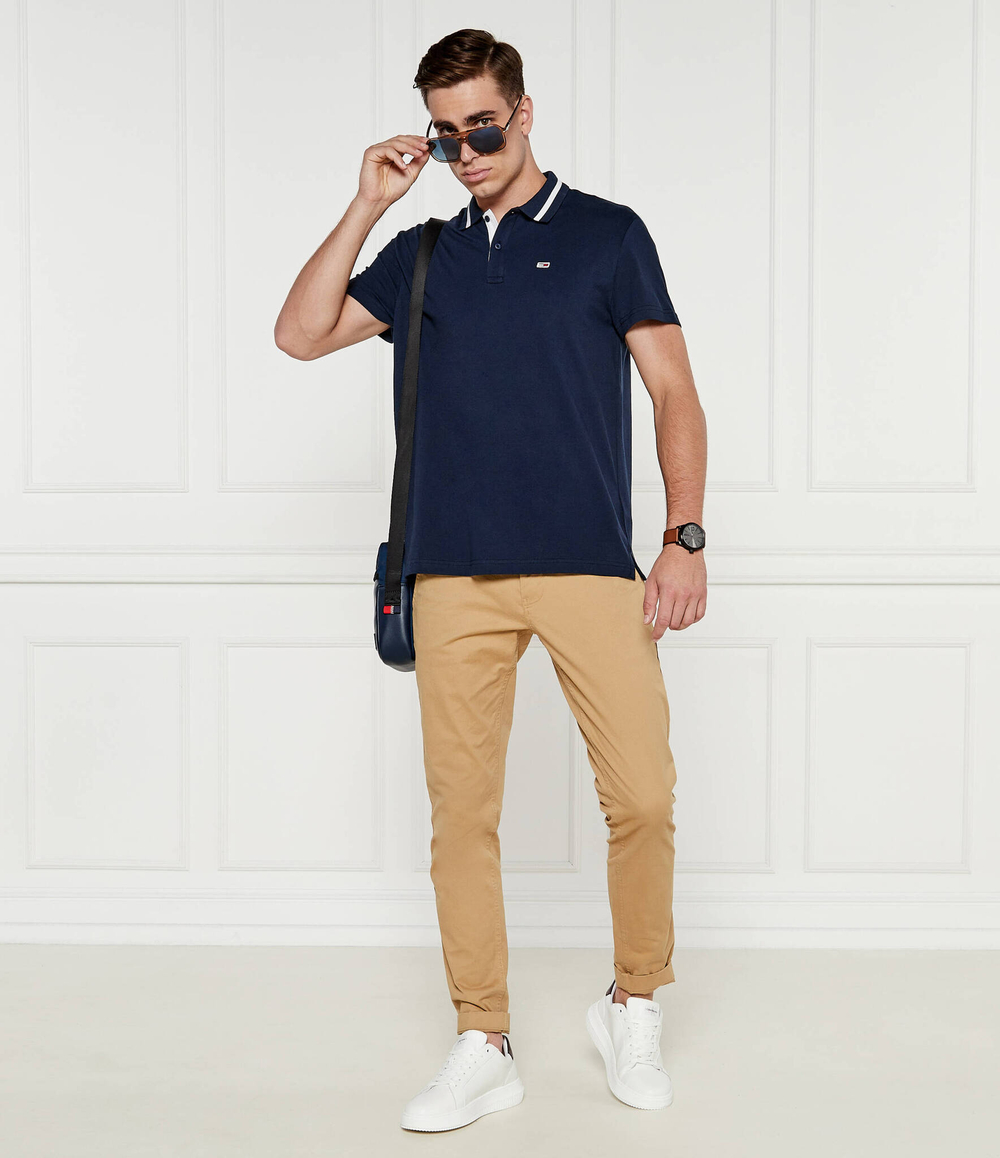 Поло Tommy Jeans - темно-синий(DM0DM20443)