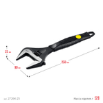 STAYER COBRA, 250/50 мм, разводной ключ, Professional (27264-25)