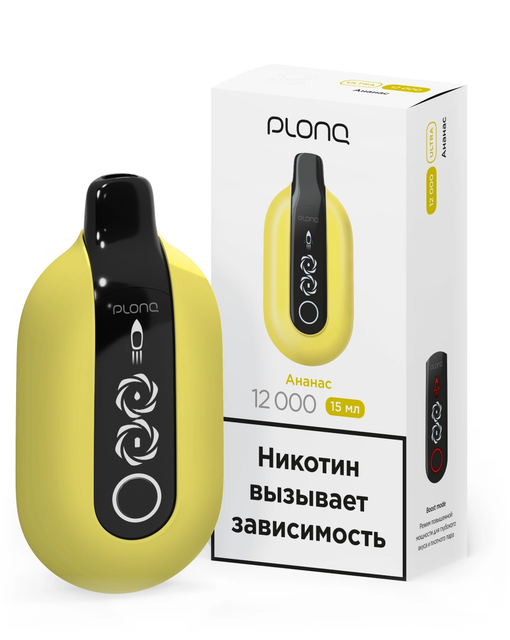 Одноразовый Pod Plonq ULTRA - Ананас (12000 затяжек)