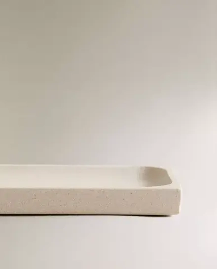 ZARA HOME МЫЛЬНИЦА БЕЛОГО МРАМОРА, ЖЕЛТОВАТО-БЕЛЫЙ