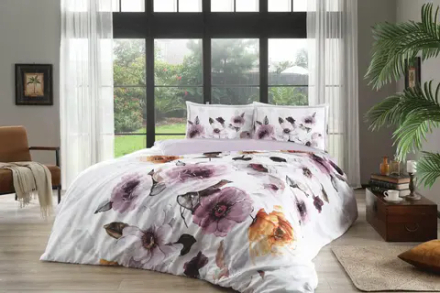 Комплект постельного белья ТАЧ Сатин 2-спальный "ESPITA" V01-Розовый