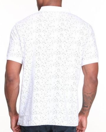 Поло Sneaktip Speckle белое