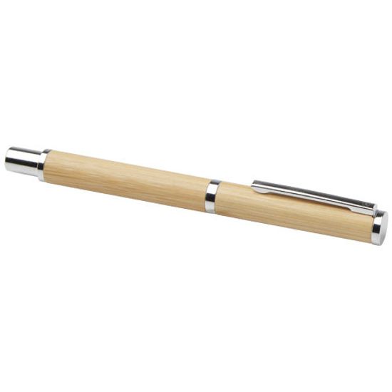Подарочный комплект из шариковой ручки и ручки-роллера Apolys из бамбука