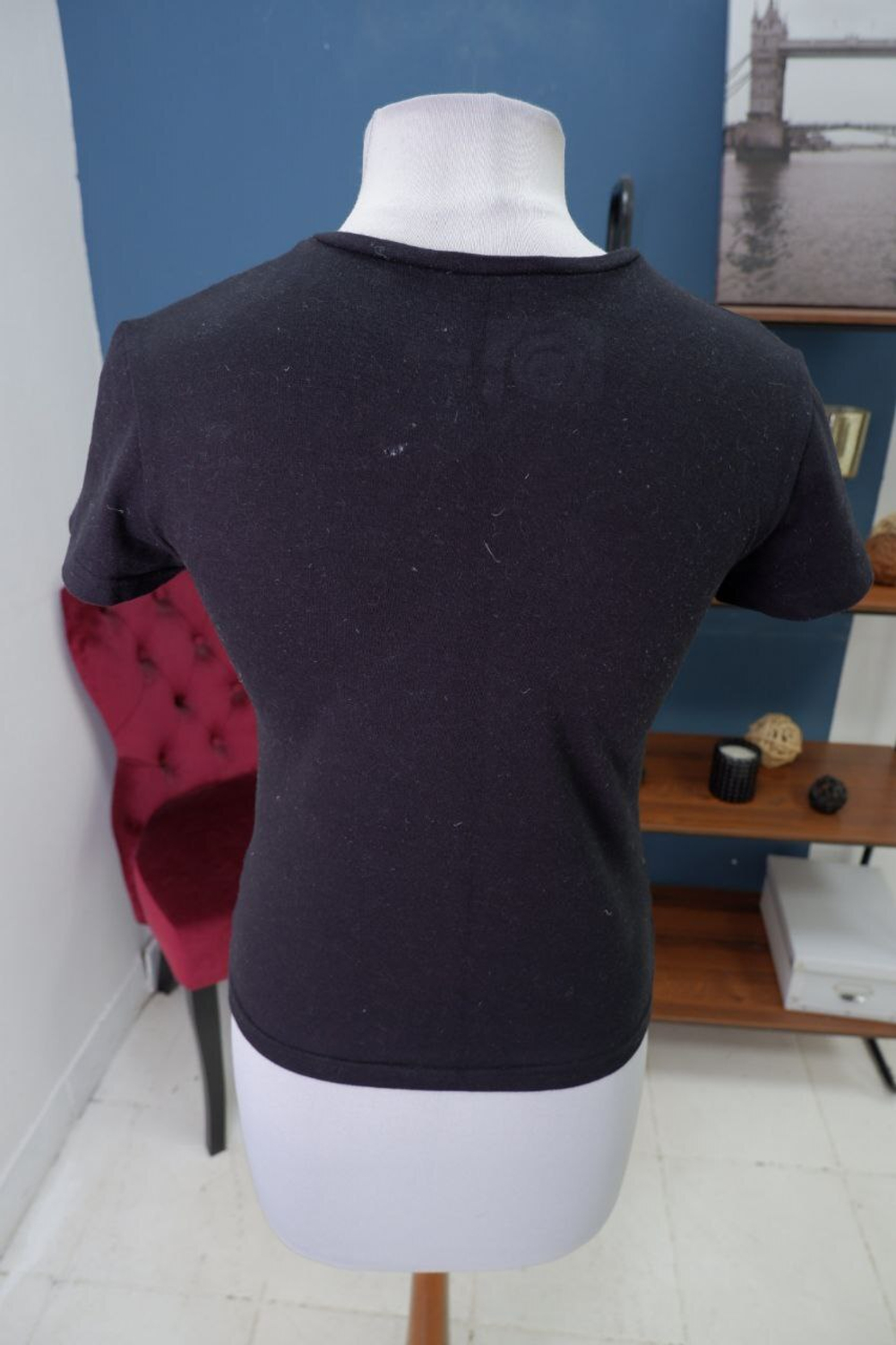 Футболка T-Design с принтом 40 размер