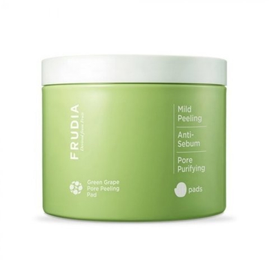 Frudia Диски отшелушивающие с зеленым виноградом - Green grape pore peeling pad, 70шт