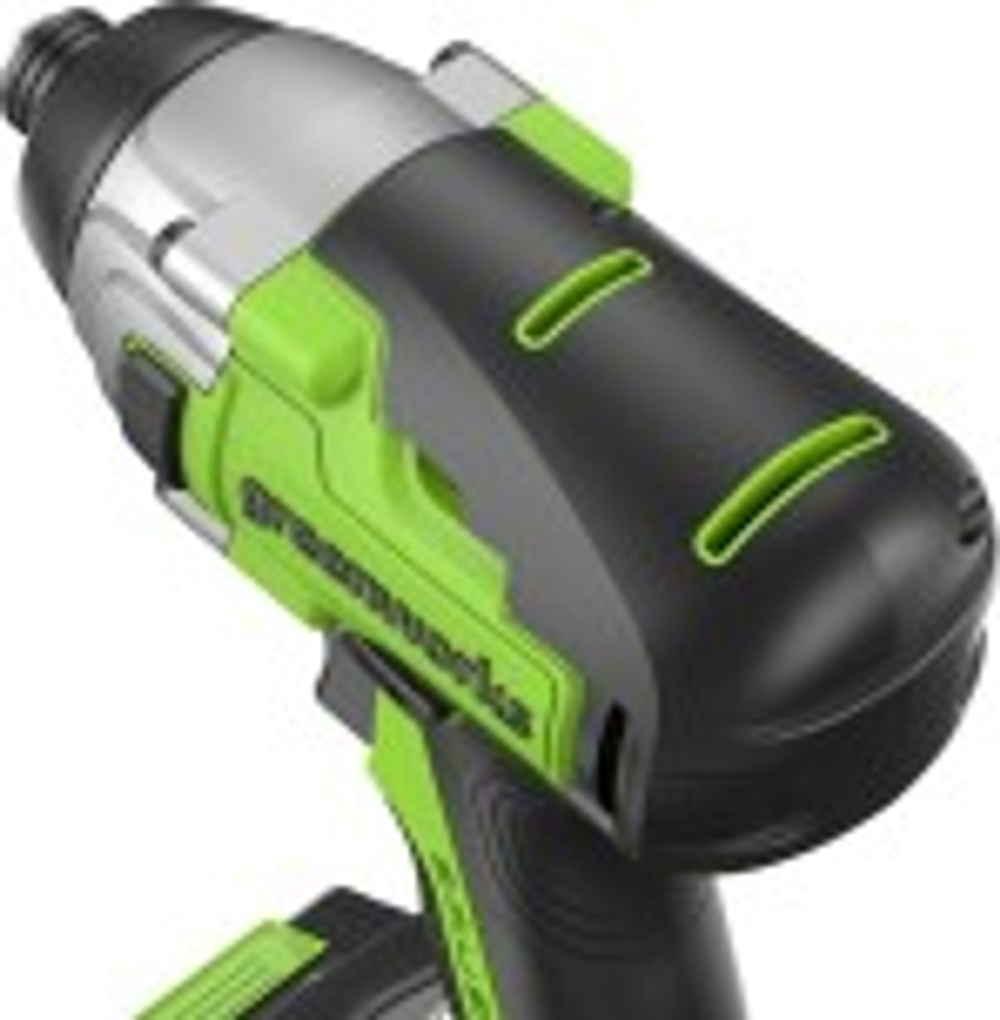 Винтоверт аккумуляторный GREENWORKS GD24ID3 24V, АКБ 4Ач и ЗУ 3802807CUB