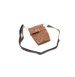 Кобура для ножниц (кожезаменитель) коричневая