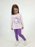 02-143-5 Комплект для девочки (джемпер+ лосины)