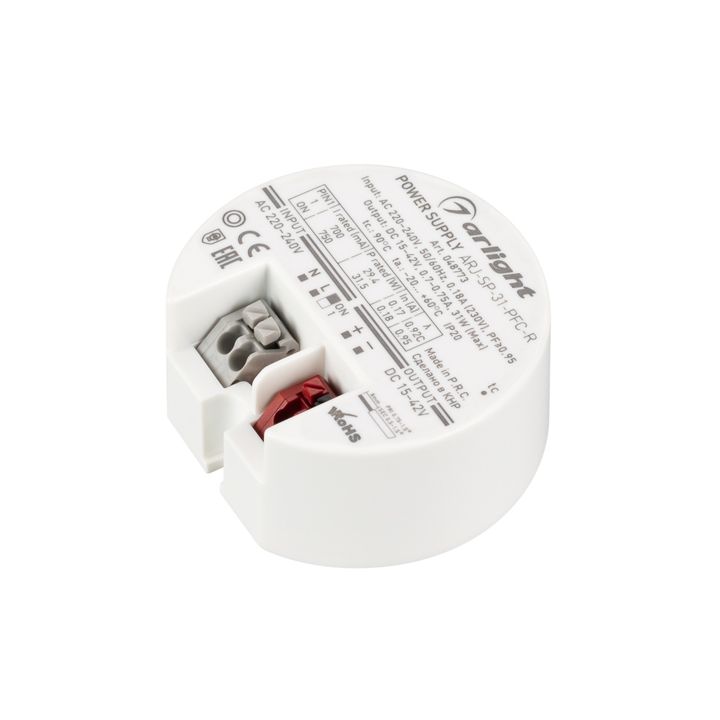Блок питания Arlight ARJ-SP-31-PFC-R 31W 15-42V 0.7-0.75A 048773