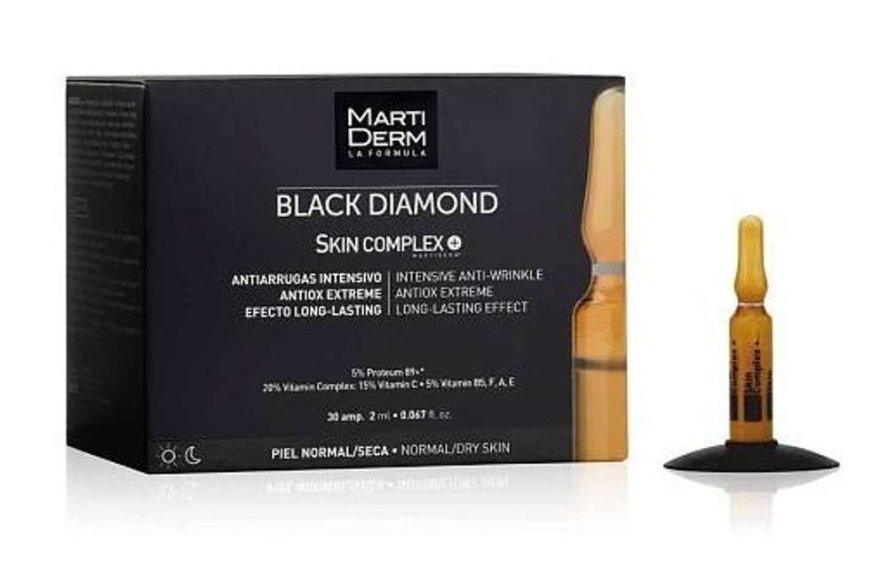 MARTIDERM Блэк Даймонд Ампулы «Скин Комплекс +» 30x2