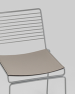 Стул обеденный Danny серый с подушкой