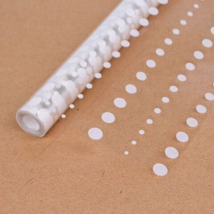 Пленка прозрачная "Бусинки" 70см*200гр