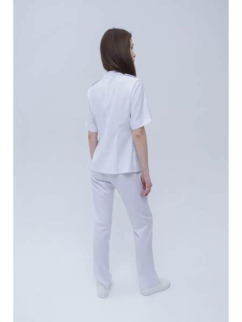 Рубашка медицинская женская на молнии TZ400