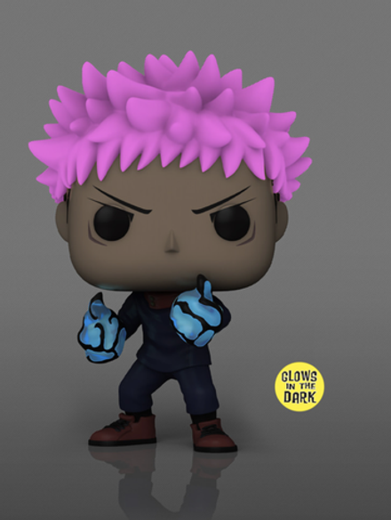 Фигурка Funko POP! Animation Jujutsu Kaisen Yuji Itadori Divergent Fist (светится в темноте) (Exc)