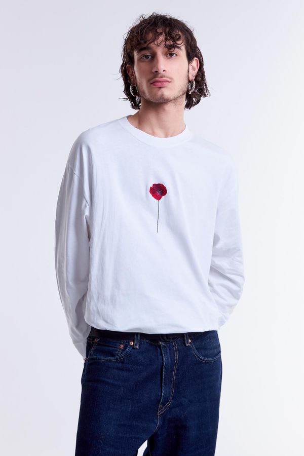 Лонгслив Мак Белый - фото 5