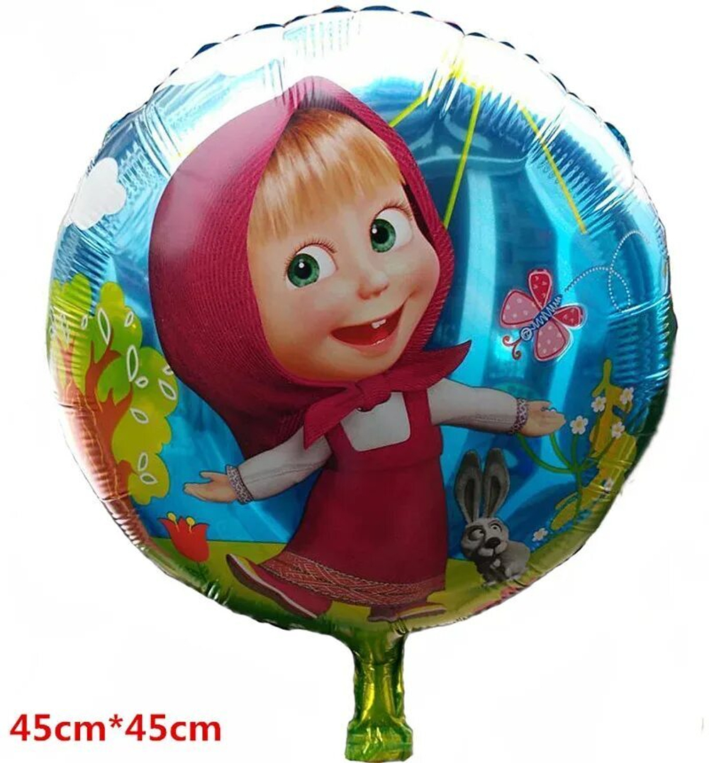 Круг 18" Маша и медведь. И017