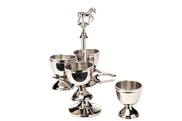 95IM-5436 Подставка для яиц "Horse" латунь цвет хром d10*18см