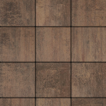 Тротуарная плитка КВАДРАТ 300х300 мм - Листопад гладкий Шелковица